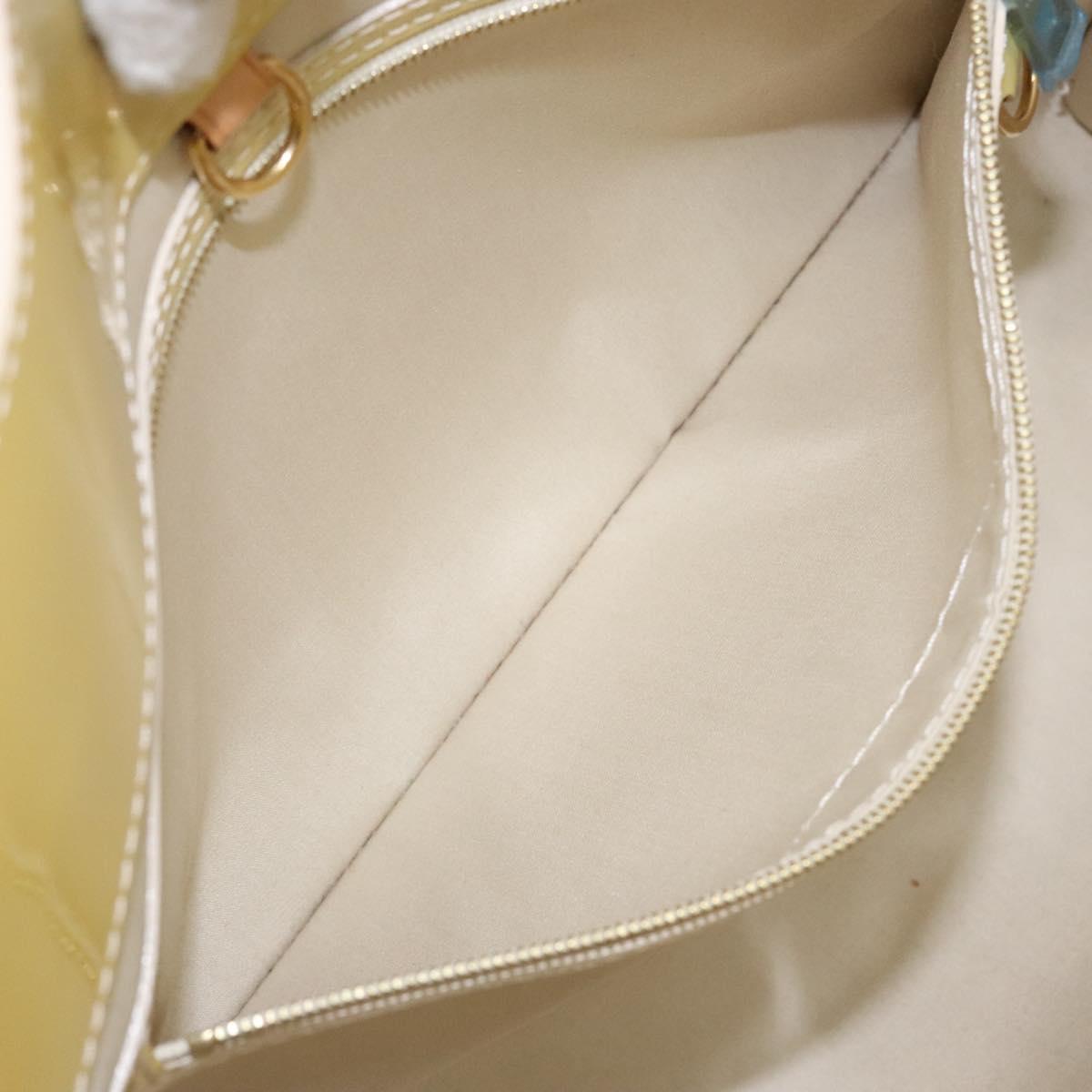 LOUIS VUITTON Monogram Vernis Katarina EW Tote Bag Broncorail M90010 Auth 140982