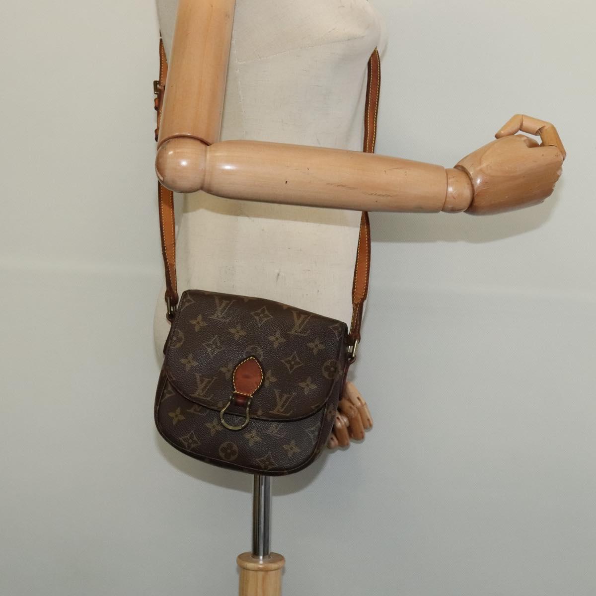 LOUIS VUITTON Monogram Saint Cloud PM Shoulder Bag M51244 LV Auth 140997