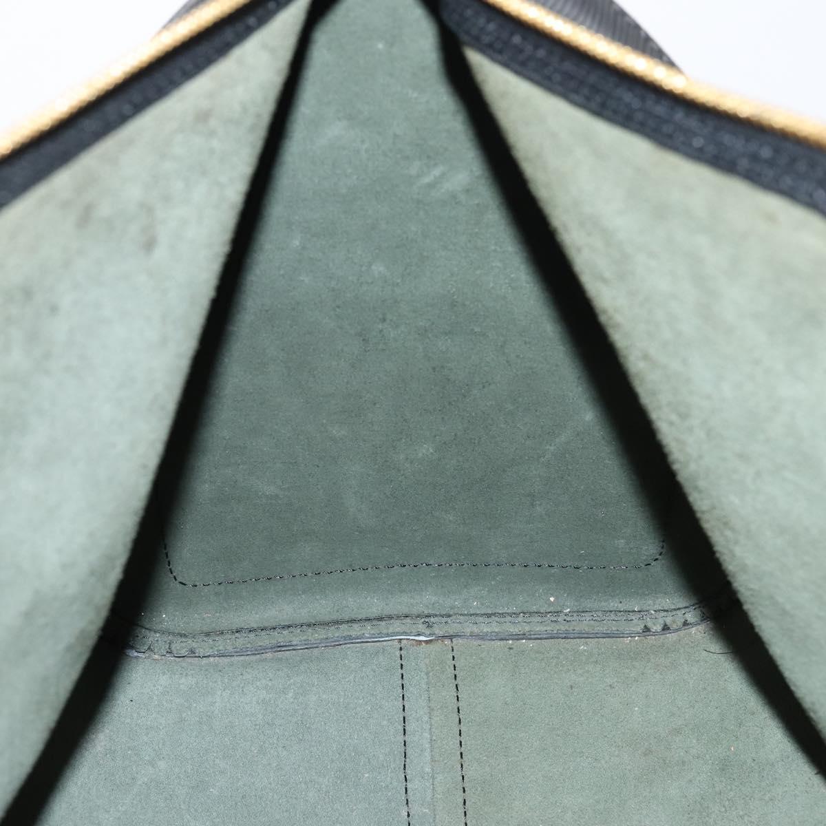 LOUIS VUITTON Epi Keepall 45 Boston Bag Black M42972 LV Auth 141001