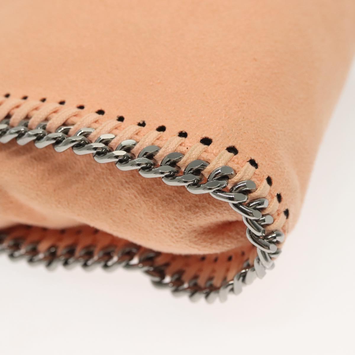 Stella MacCartney Chain Falabella Mini Bag Suede Pink 391698 Auth 141004A