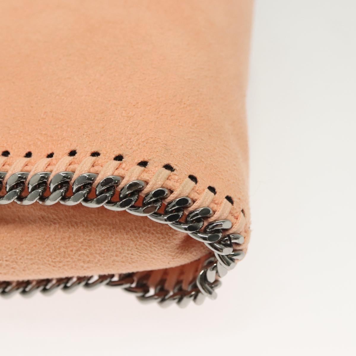 Stella MacCartney Chain Falabella Mini Bag Suede Pink 391698 Auth 141004A