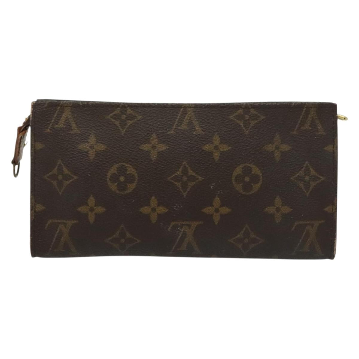 LOUIS VUITTON Monogram Bucket GM Accessory Pouch LV Auth 141013
