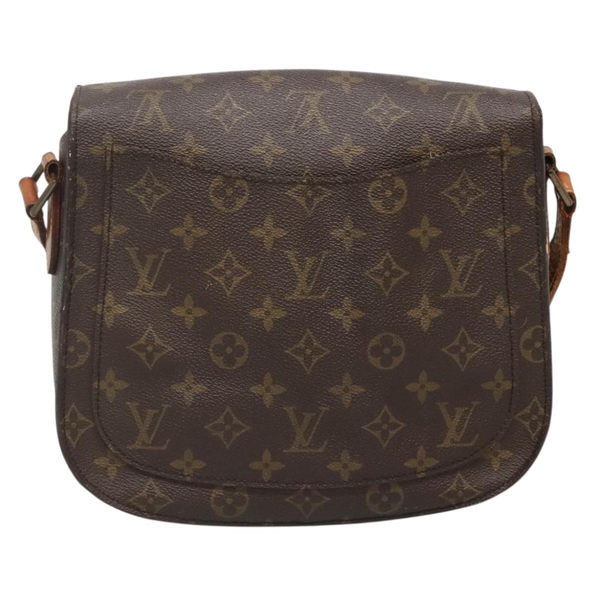LOUIS VUITTON Monogram Saint Cloud GM Shoulder Bag M51242 LV Auth 141016