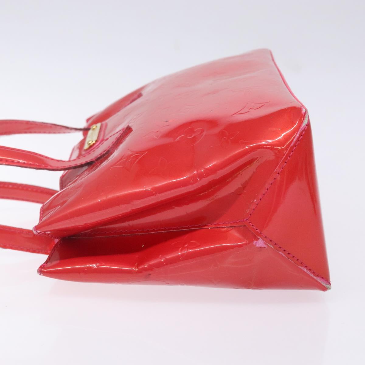 LOUIS VUITTON Monogram Vernis Wilshire PM Hand Bag Rose Pop M93643 Auth 141044