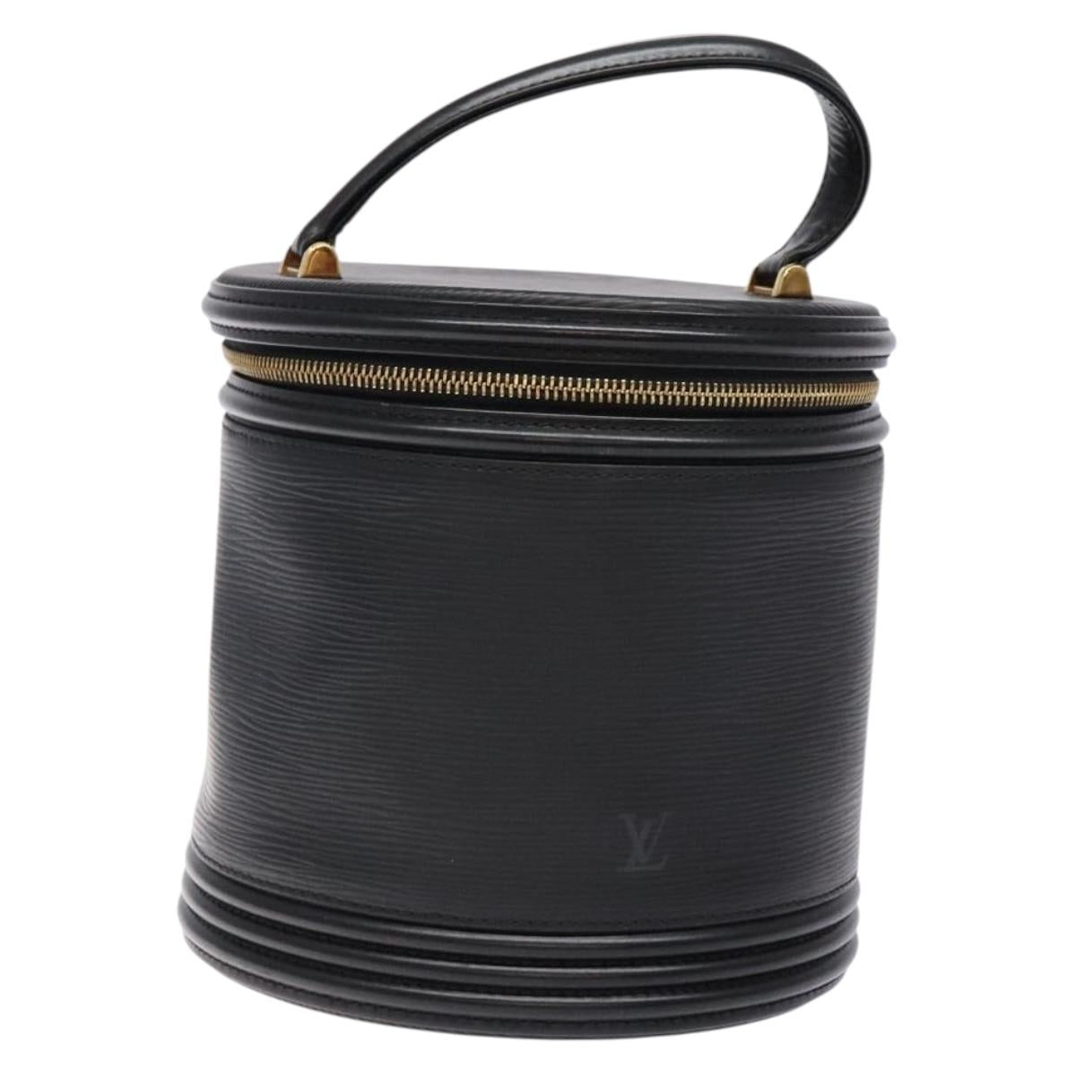 LOUIS VUITTON Epi Cannes Hand Bag Black M48032 LV Auth 141062