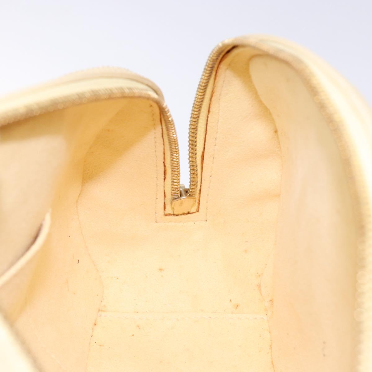 LOUIS VUITTON Epi jasmine Hand Bag Cream M5208A LV Auth 141063