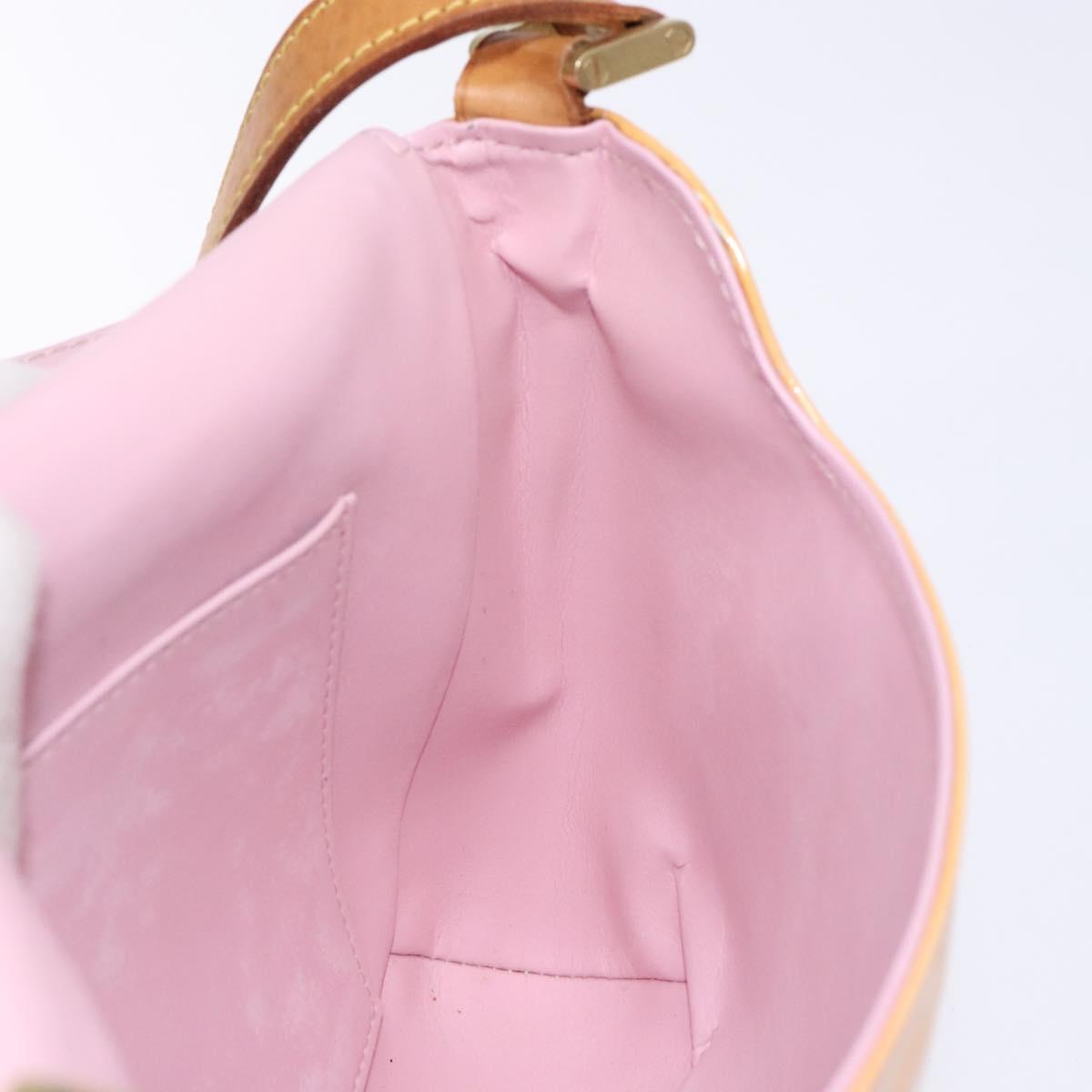 LOUIS VUITTON Vernis Thompson Street Bag Marshmallow Pink M91070 LV Auth 141078