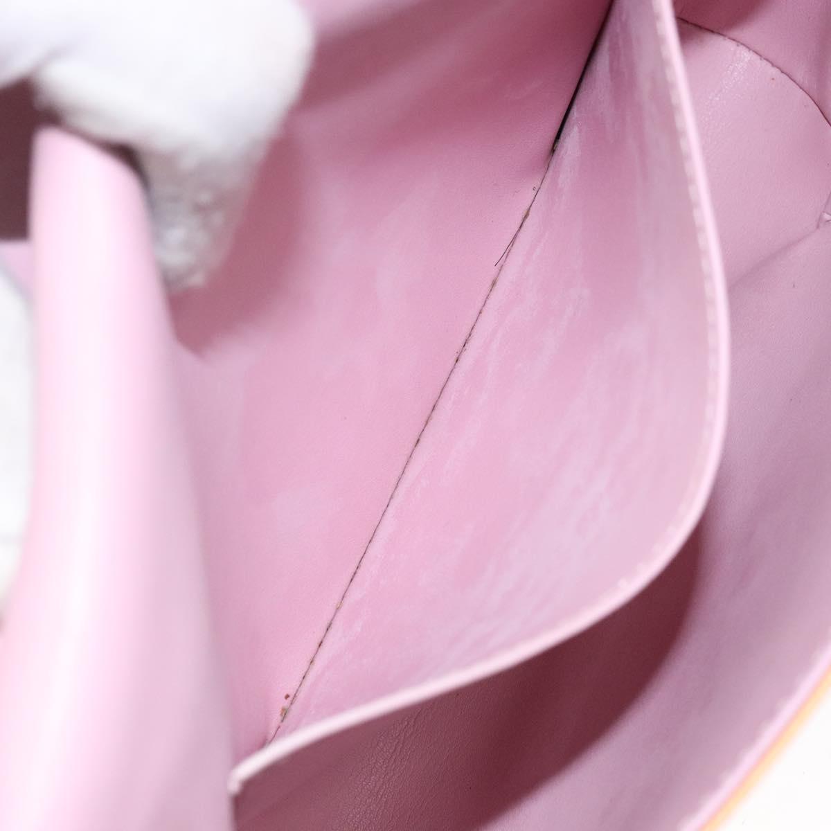 LOUIS VUITTON Vernis Thompson Street Bag Marshmallow Pink M91070 LV Auth 141078