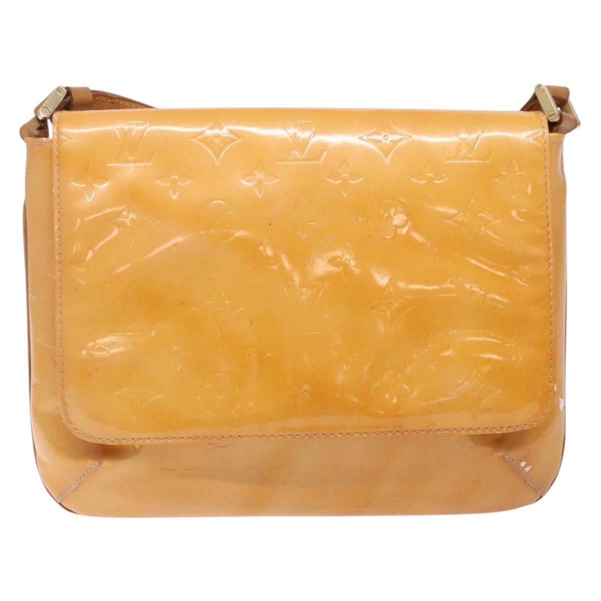 LOUIS VUITTON Vernis Thompson Street Bag Marshmallow Pink M91070 LV Auth 141078