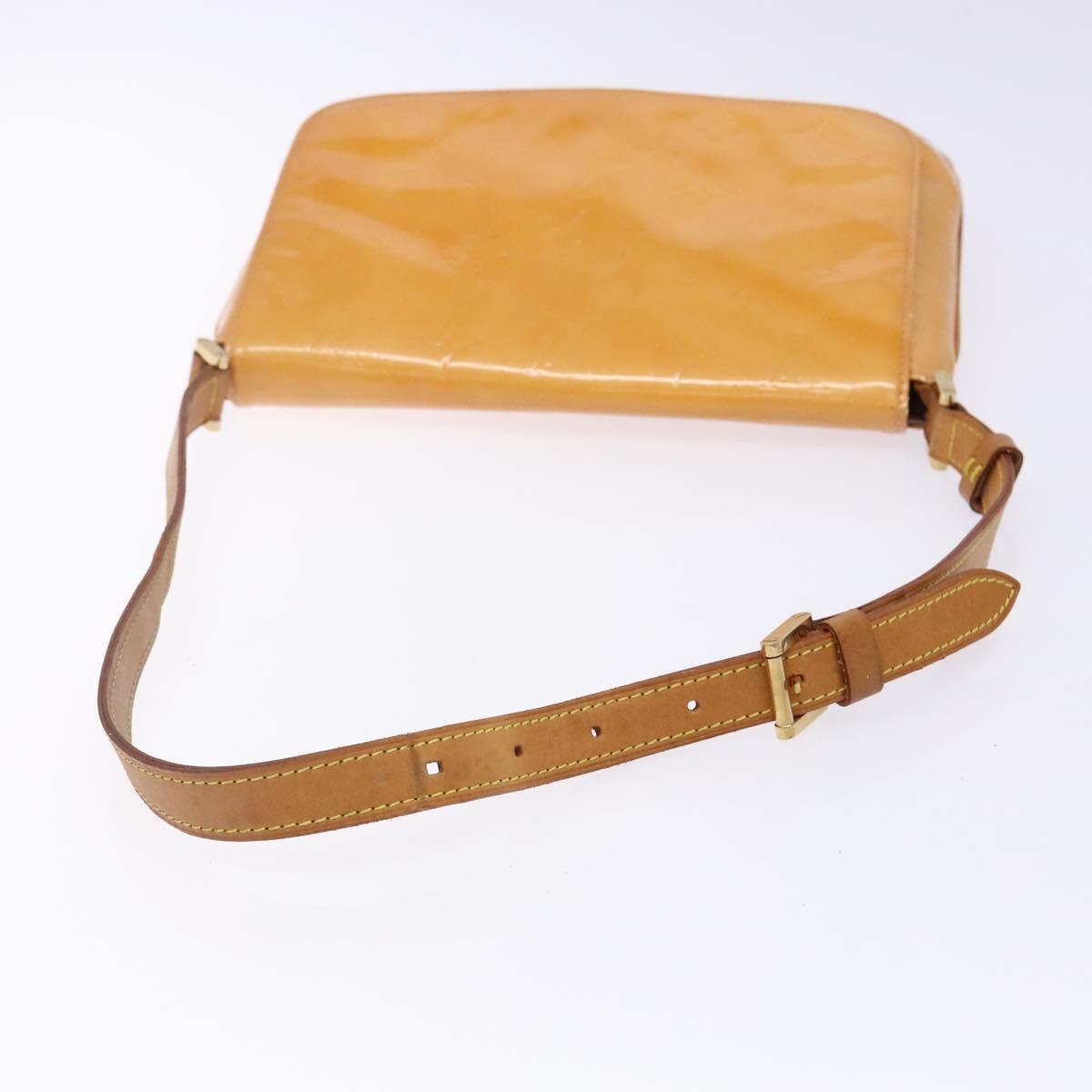 LOUIS VUITTON Vernis Thompson Street Bag Marshmallow Pink M91070 LV Auth 141078