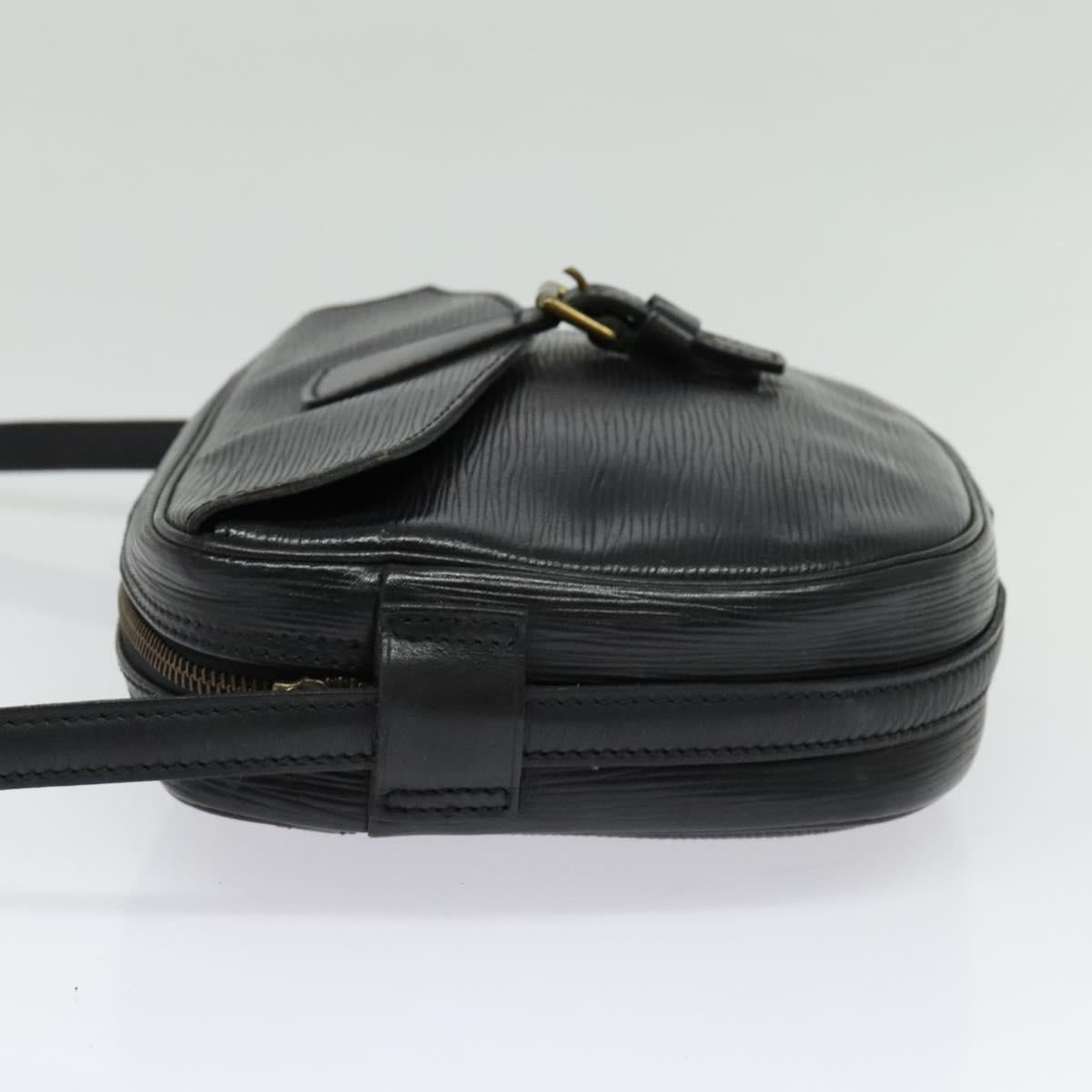 LOUIS VUITTON Epi Jeune Fille MM Shoulder Bag Black M52152 LV Auth 141082