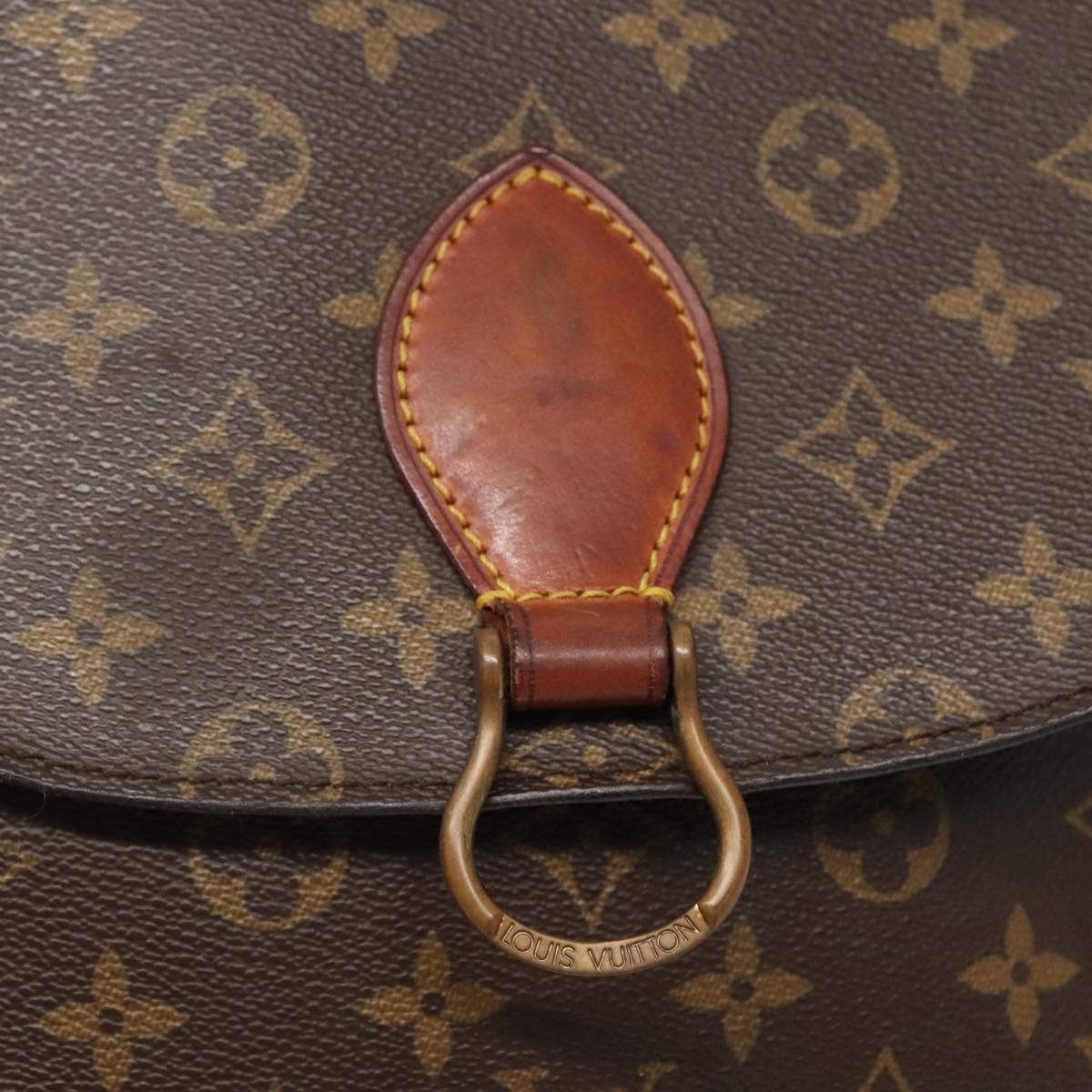 LOUIS VUITTON Monogram Monogram Saint Cloud GM Shoulder Bag M51242 Auth 141085