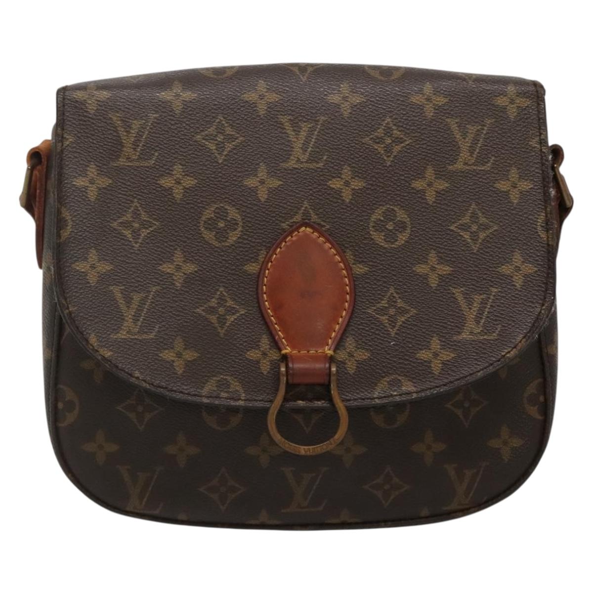 LOUIS VUITTON Monogram Monogram Saint Cloud GM Shoulder Bag M51242 Auth 141085