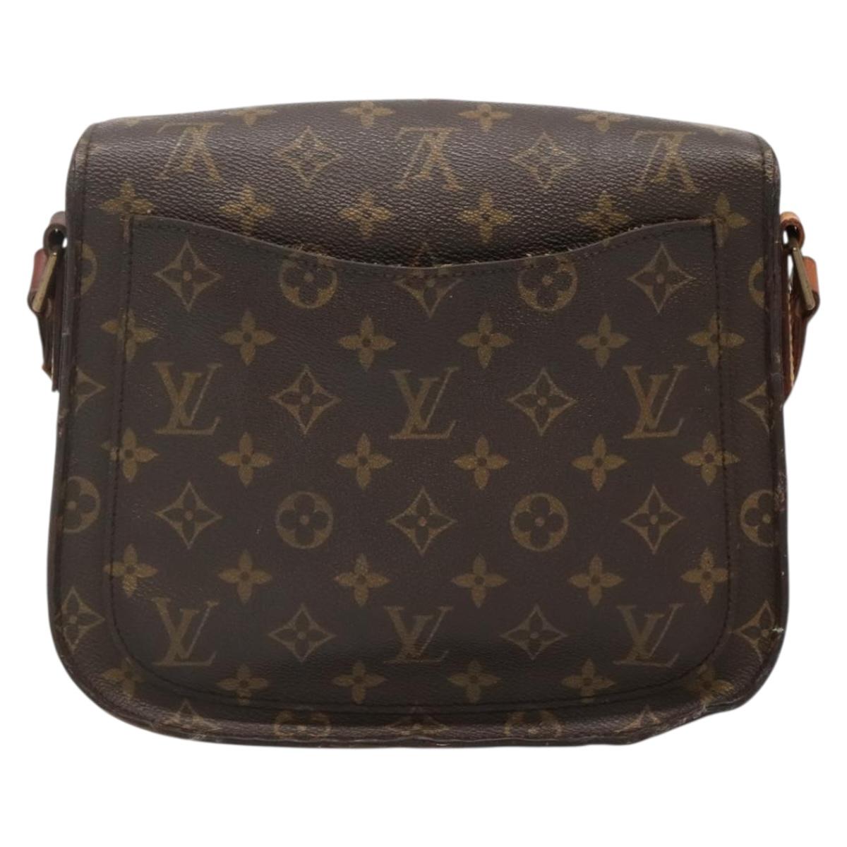 LOUIS VUITTON Monogram Monogram Saint Cloud GM Shoulder Bag M51242 Auth 141085