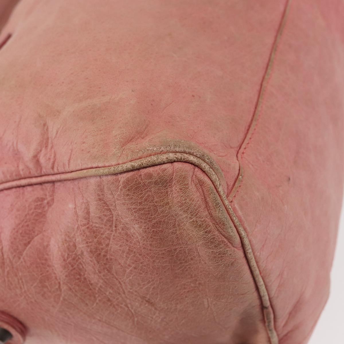 BALENCIAGA The Twiggy Hand Bag Leather 2way Pink 128523 Auth 141093