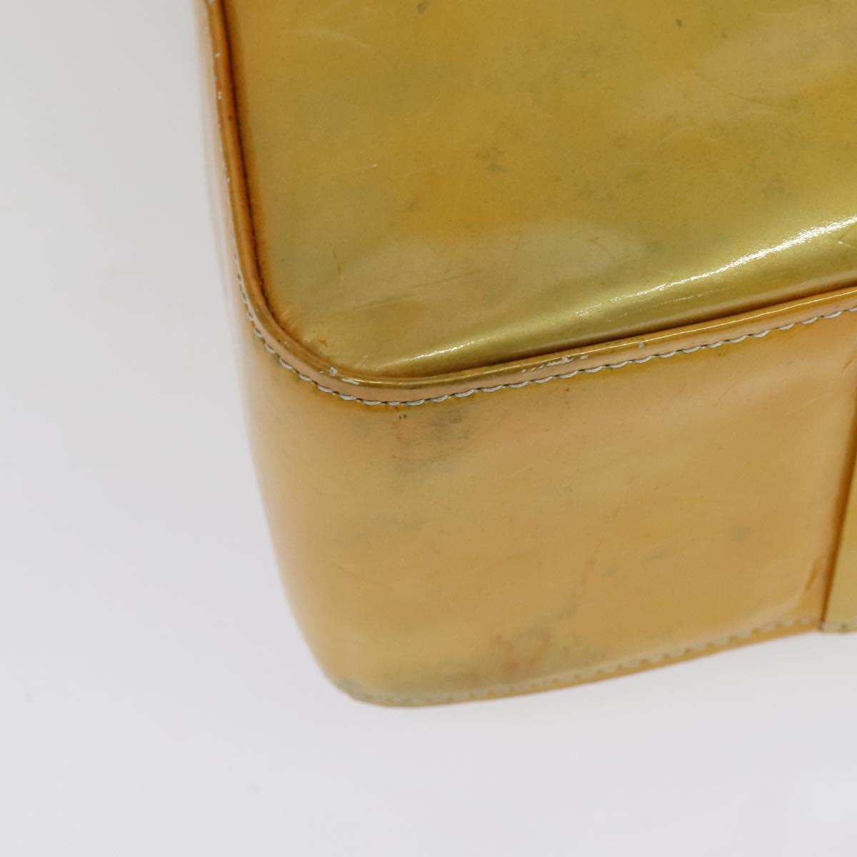 LOUIS VUITTON Monogram Vernis Columbus Tote Bag Gris M91028 LV Auth 141115