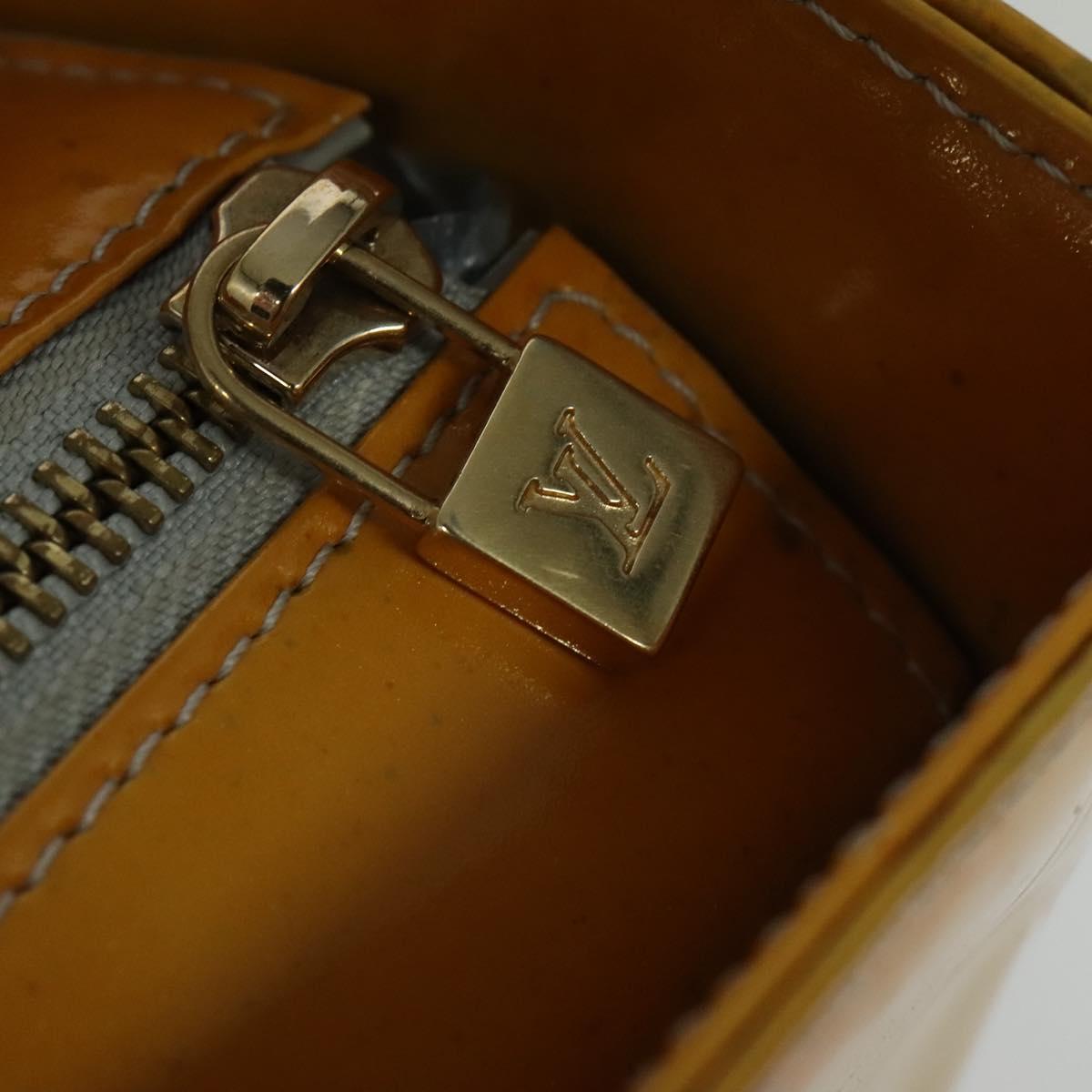 LOUIS VUITTON Monogram Vernis Columbus Tote Bag Gris M91028 LV Auth 141115