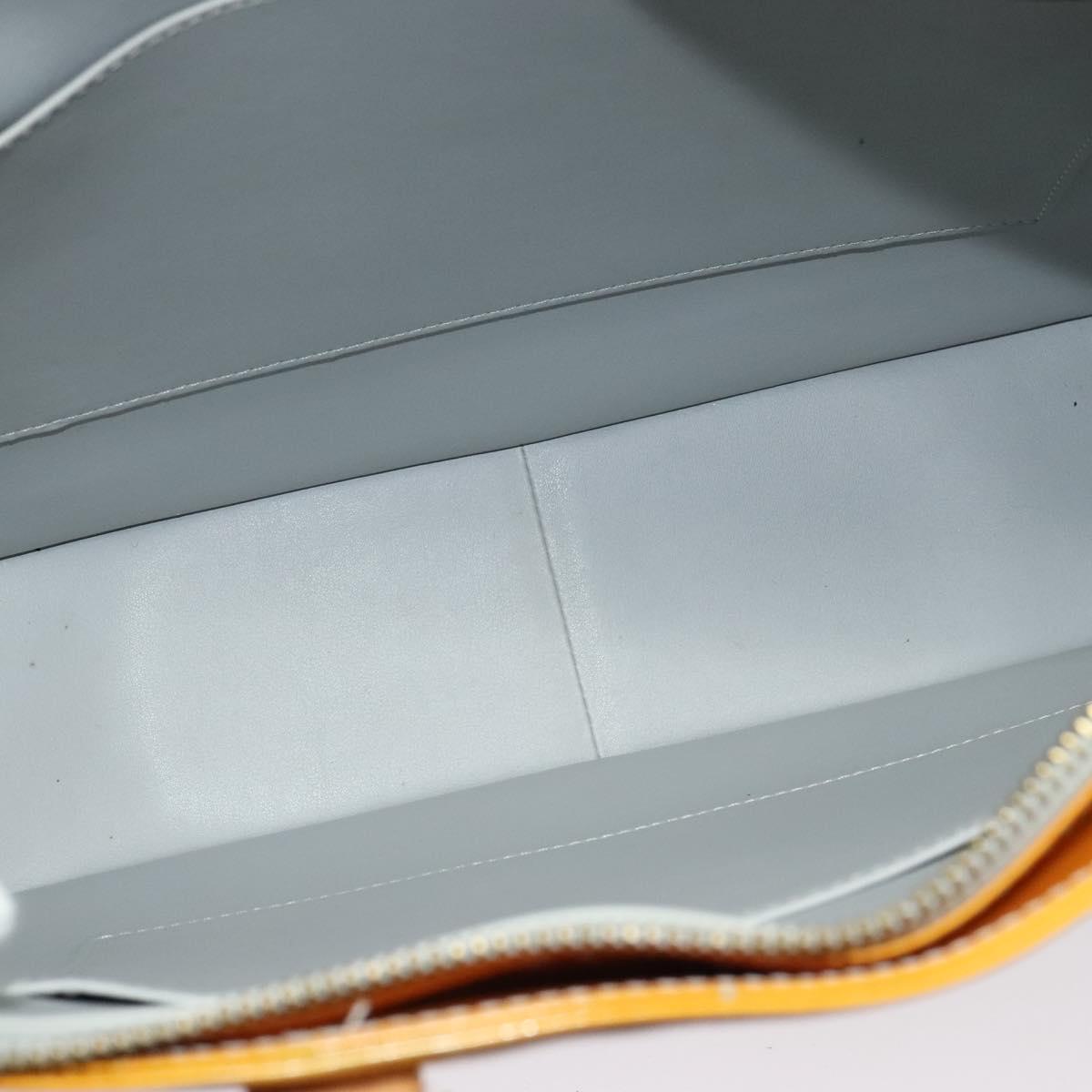 LOUIS VUITTON Monogram Vernis Columbus Tote Bag Gris M91028 LV Auth 141115