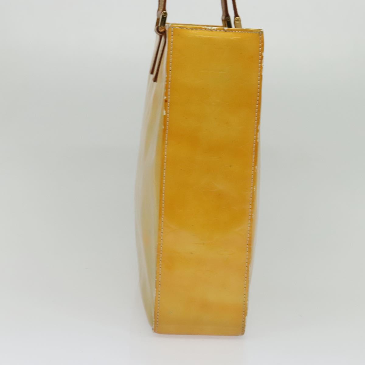 LOUIS VUITTON Monogram Vernis Columbus Tote Bag Gris M91028 LV Auth 141115