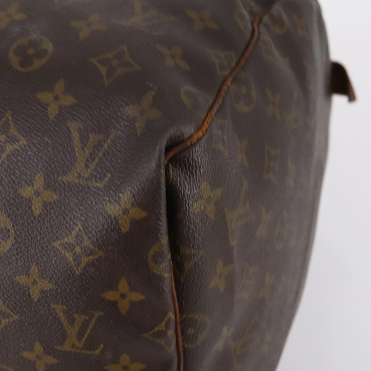 LOUIS VUITTON Monogram Keepall 55 Boston Bag M41424 LV Auth 141123