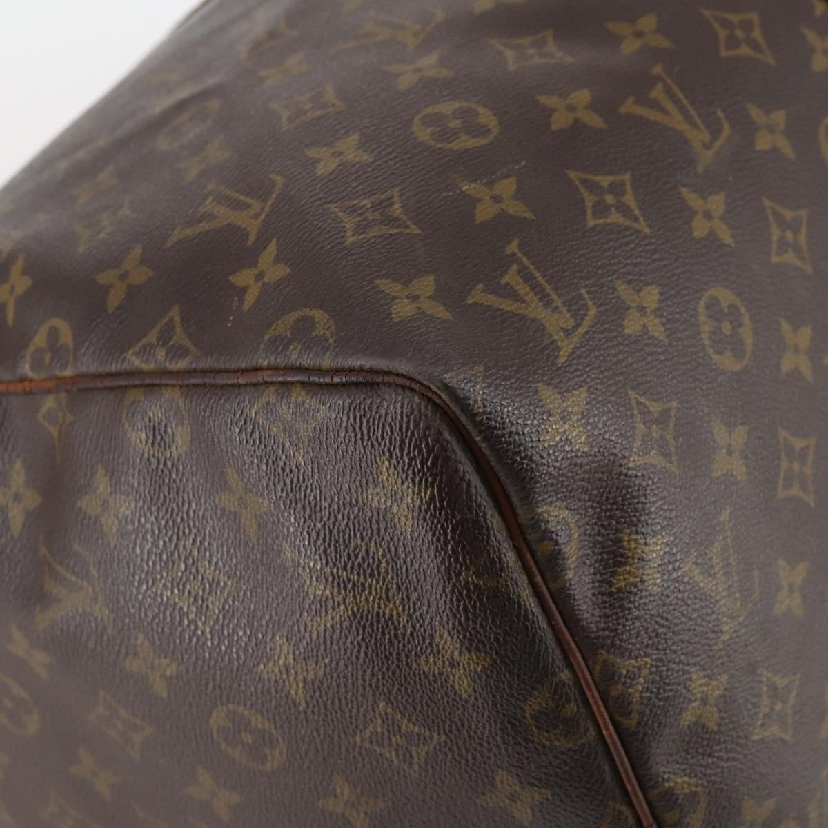 LOUIS VUITTON Monogram Keepall 55 Boston Bag M41424 LV Auth 141123