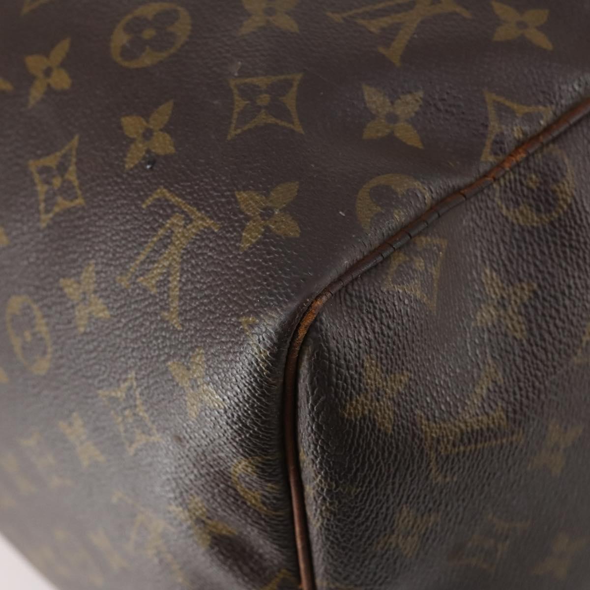 LOUIS VUITTON Monogram Keepall 55 Boston Bag M41424 LV Auth 141123