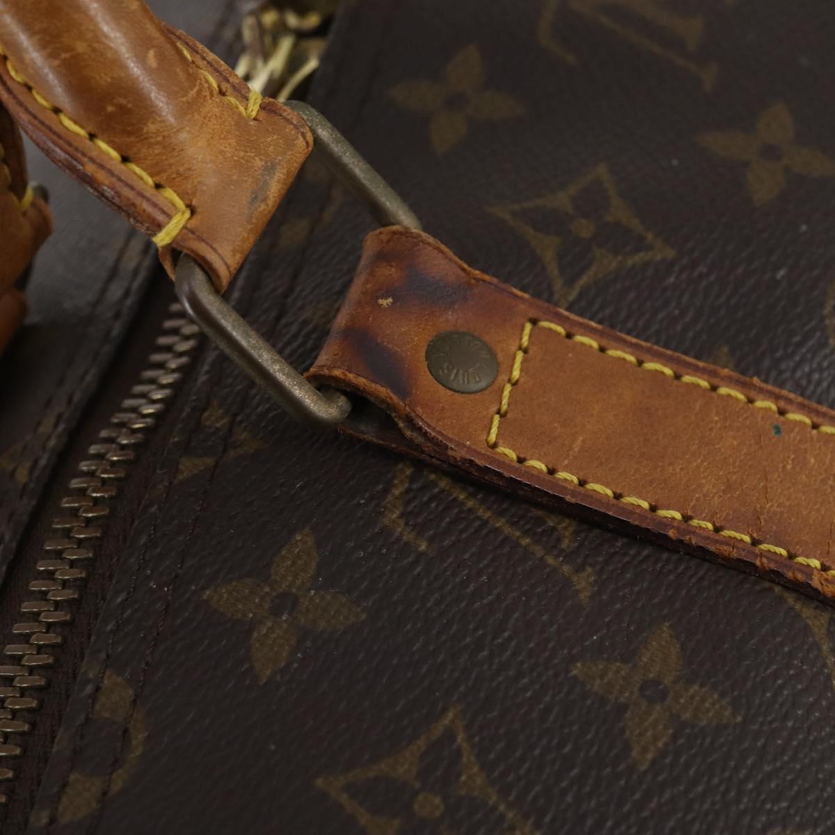 LOUIS VUITTON Monogram Keepall 55 Boston Bag M41424 LV Auth 141123