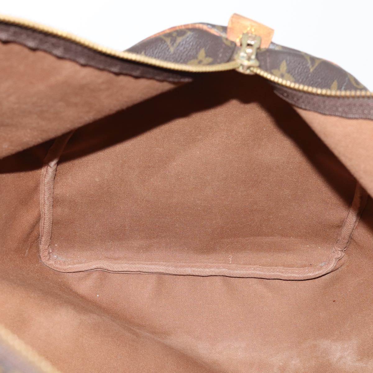 LOUIS VUITTON Monogram Keepall 55 Boston Bag M41424 LV Auth 141123