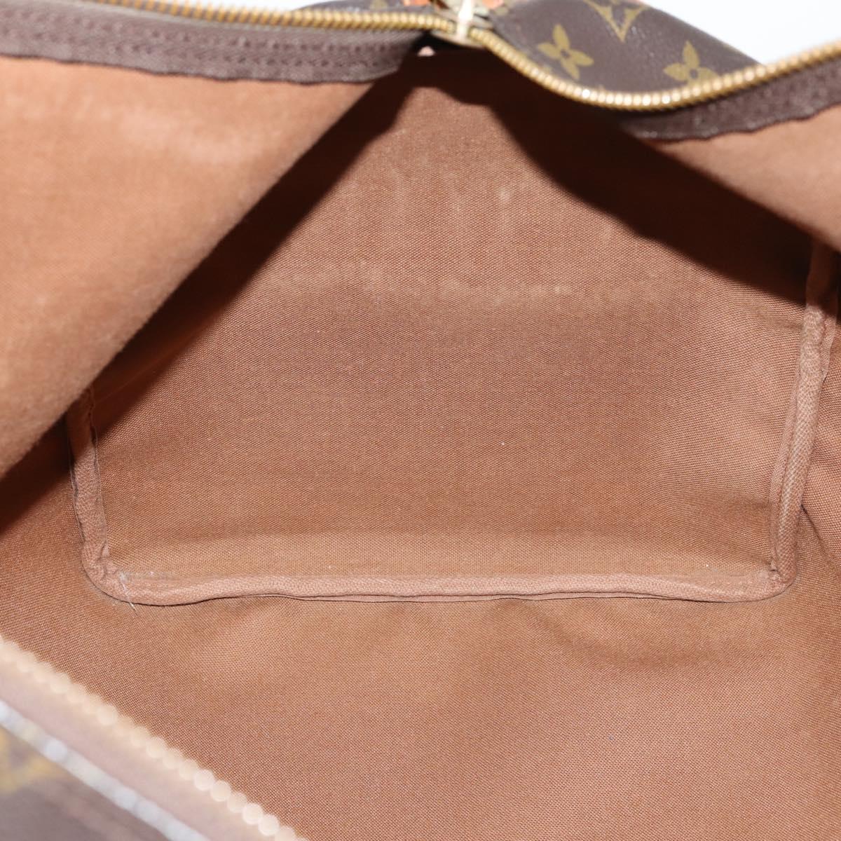 LOUIS VUITTON Monogram Keepall 55 Boston Bag M41424 LV Auth 141123