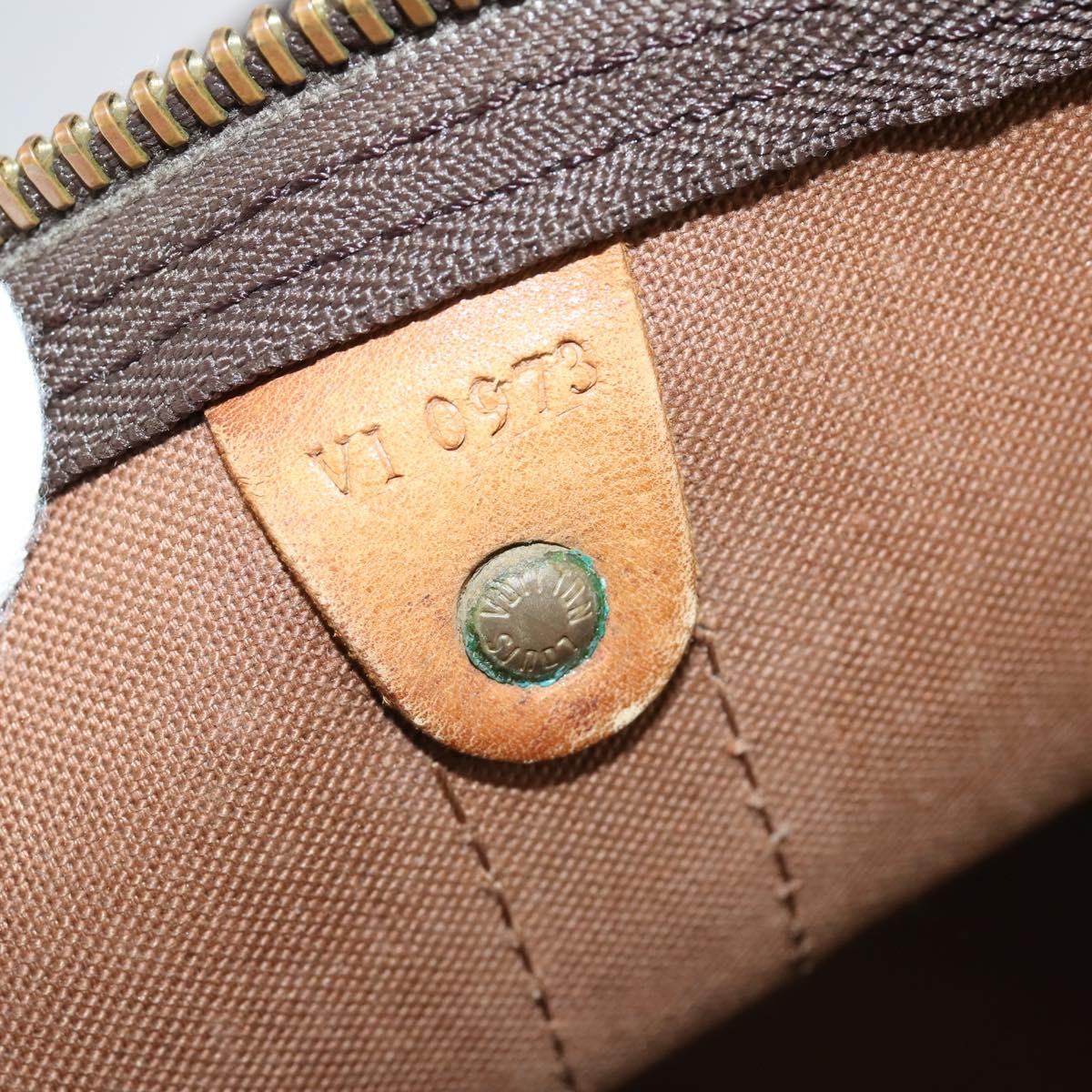 LOUIS VUITTON Monogram Keepall 55 Boston Bag M41424 LV Auth 141123