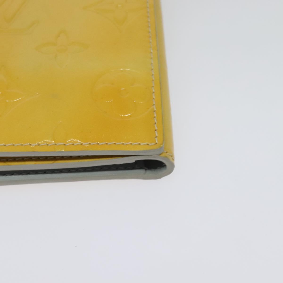 LOUIS VUITTON Monogram Vernis Walker Wallet Gris M91031 LV Auth 141125