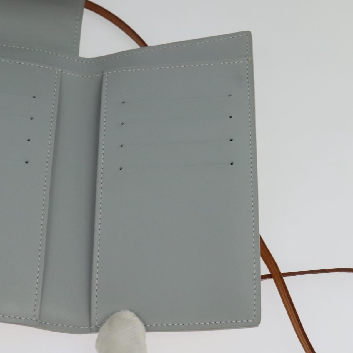 LOUIS VUITTON Monogram Vernis Walker Wallet Gris M91031 LV Auth 141125