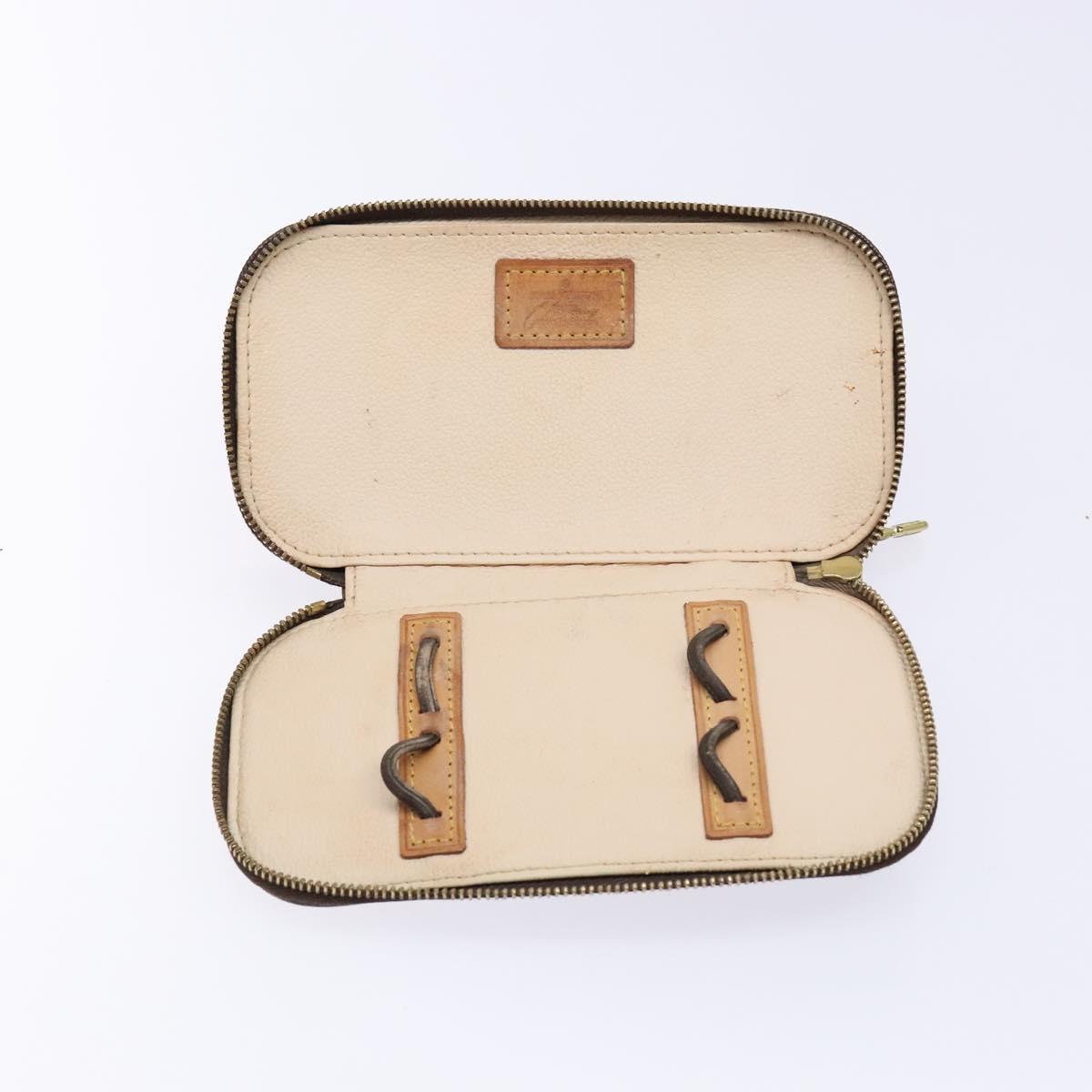 LOUIS VUITTON Monogram Trousse Brush PM Cosmetic Pouch M47510 LV Auth 141126