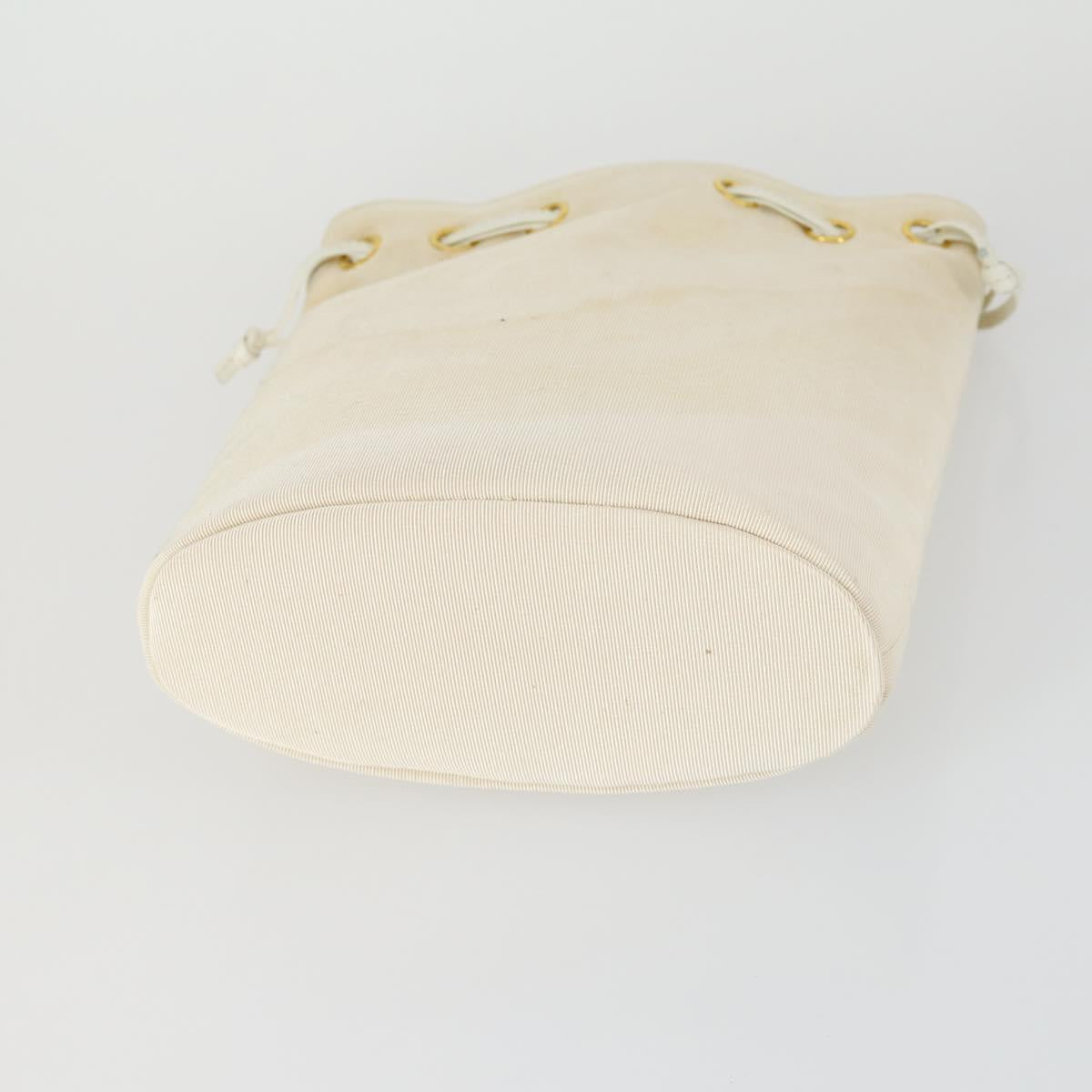 Salvatore Ferragamo Gancini Hand Bag plastic Red Clear beige Auth 141145