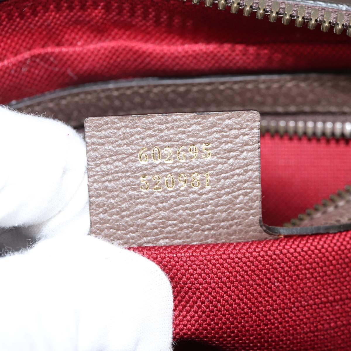 GUCCI GG Supreme Disney Collaboration Waist Bag PVC Beige 602695 Auth 141153SM