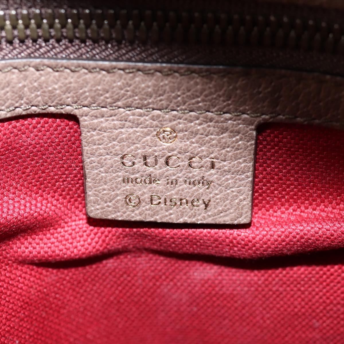 GUCCI GG Supreme Disney Collaboration Backpack PVC Beige Gold 552884 Auth141154M