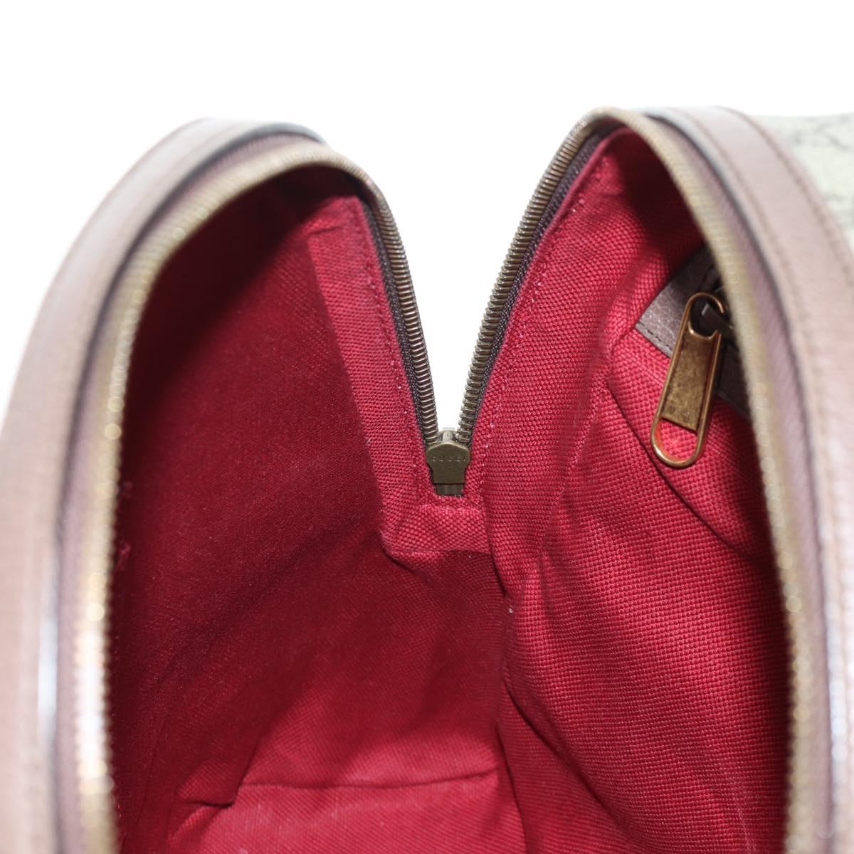 GUCCI GG Supreme Disney Collaboration Backpack PVC Beige Gold 552884 Auth141154M