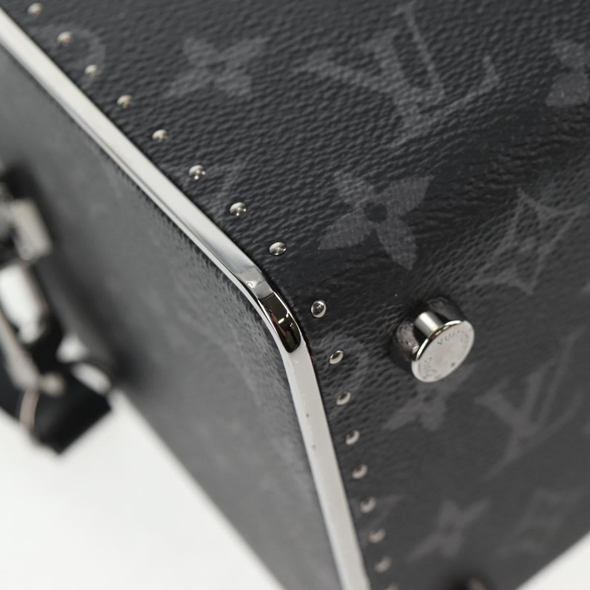 LOUIS VUITTON Monogram Eclipse Split Mini Box Trunk Bag M21022 LV Auth 141164SM