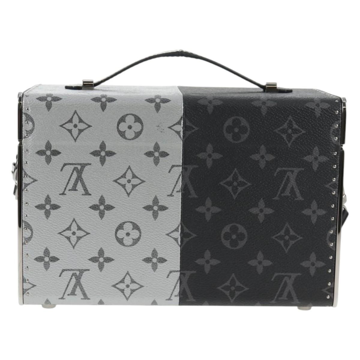 LOUIS VUITTON Monogram Eclipse Split Mini Box Trunk Bag M21022 LV Auth 141164SM