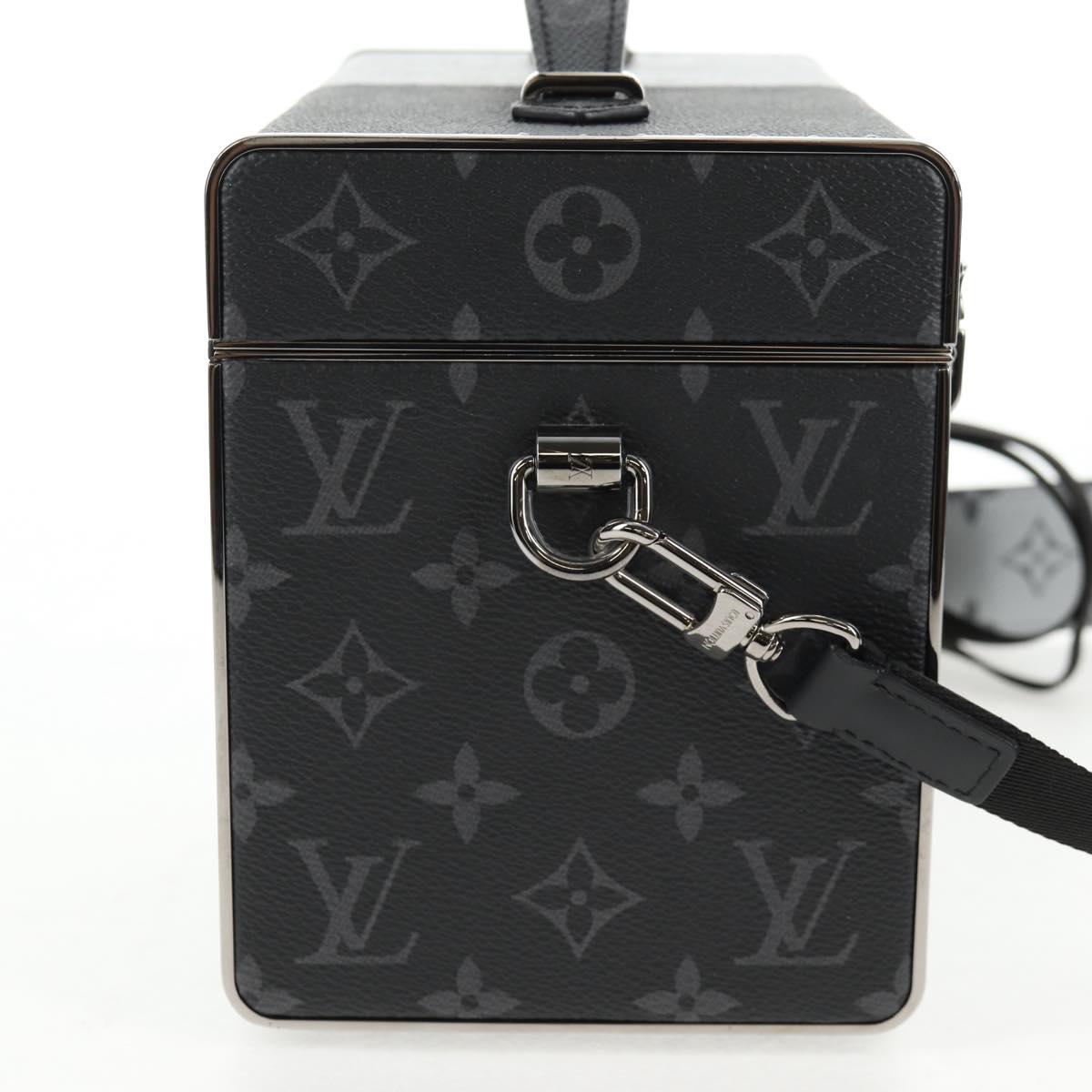 LOUIS VUITTON Monogram Eclipse Split Mini Box Trunk Bag M21022 LV Auth 141164SM