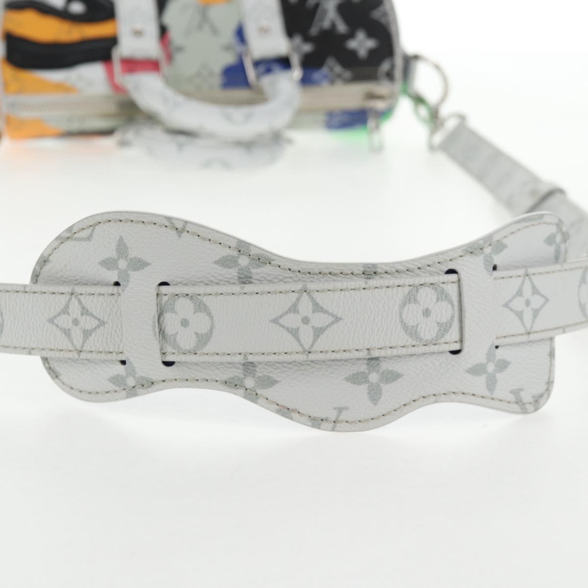 LOUIS VUITTON LV Portrait Keepall Bandouliere 25 Hand Bag M46701 LV Auth 141166M