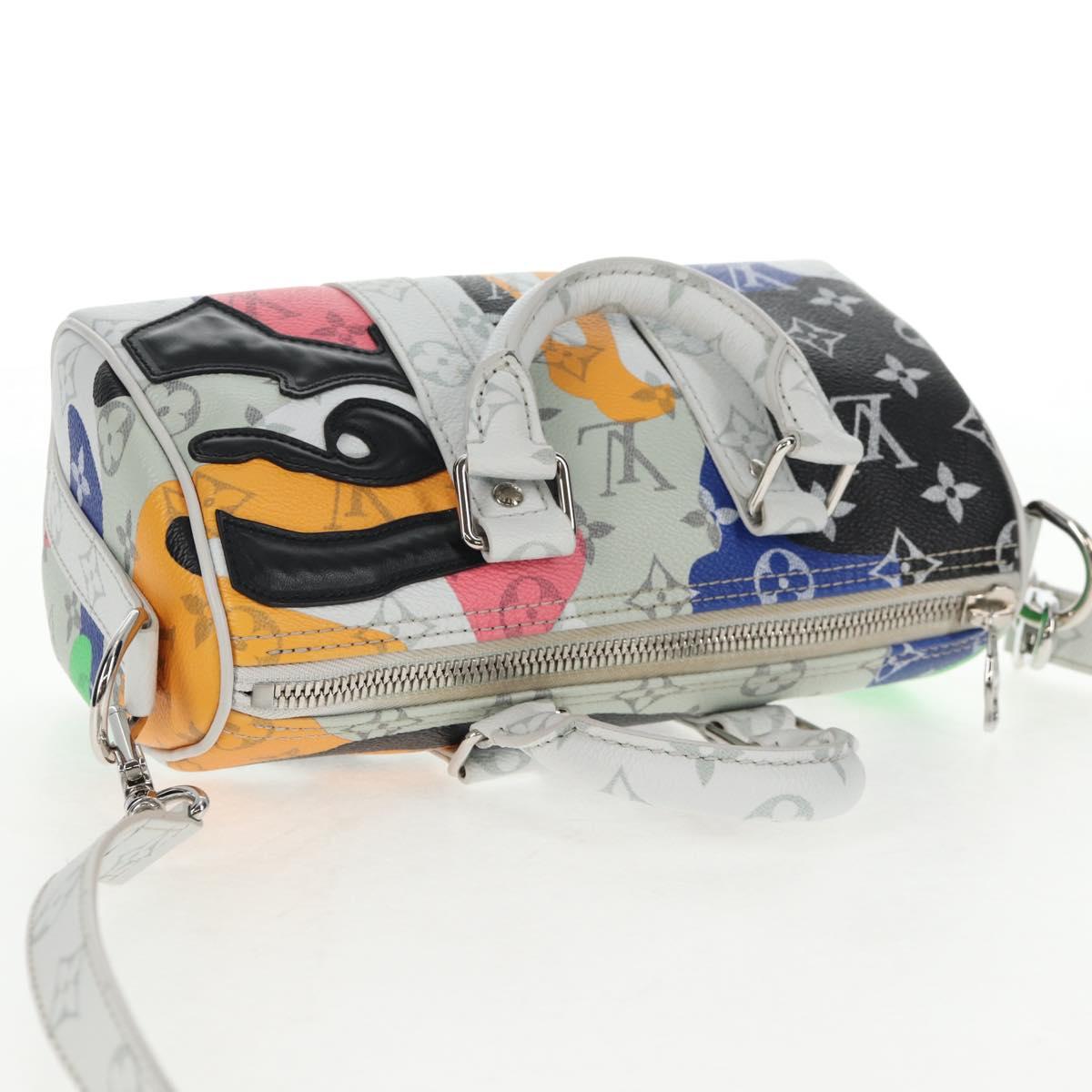 LOUIS VUITTON LV Portrait Keepall Bandouliere 25 Hand Bag M46701 LV Auth 141166M