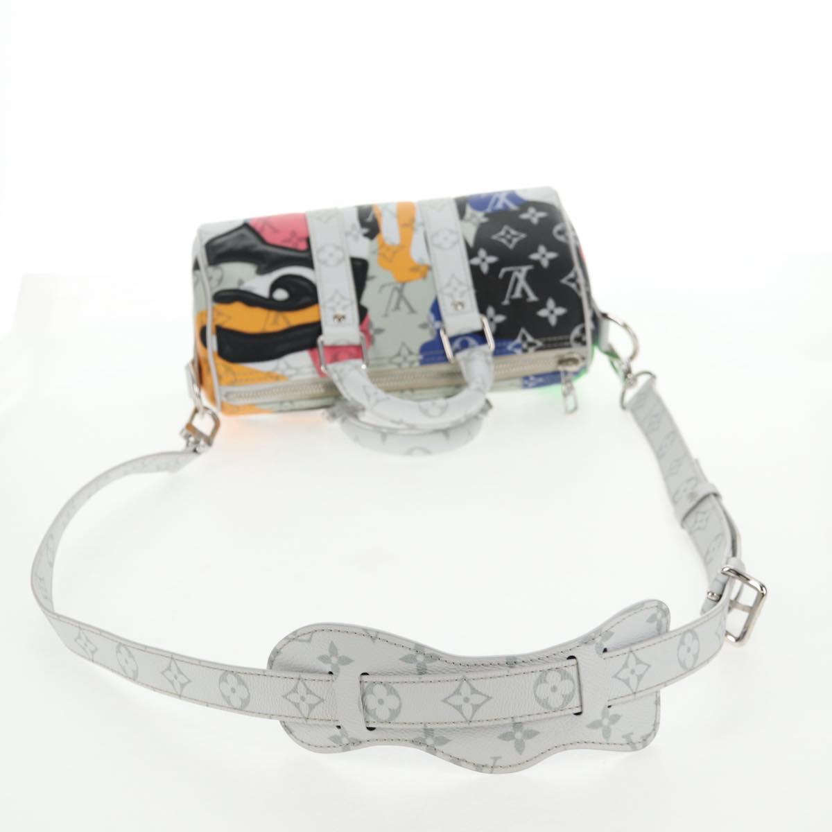 LOUIS VUITTON LV Portrait Keepall Bandouliere 25 Hand Bag M46701 LV Auth 141166M