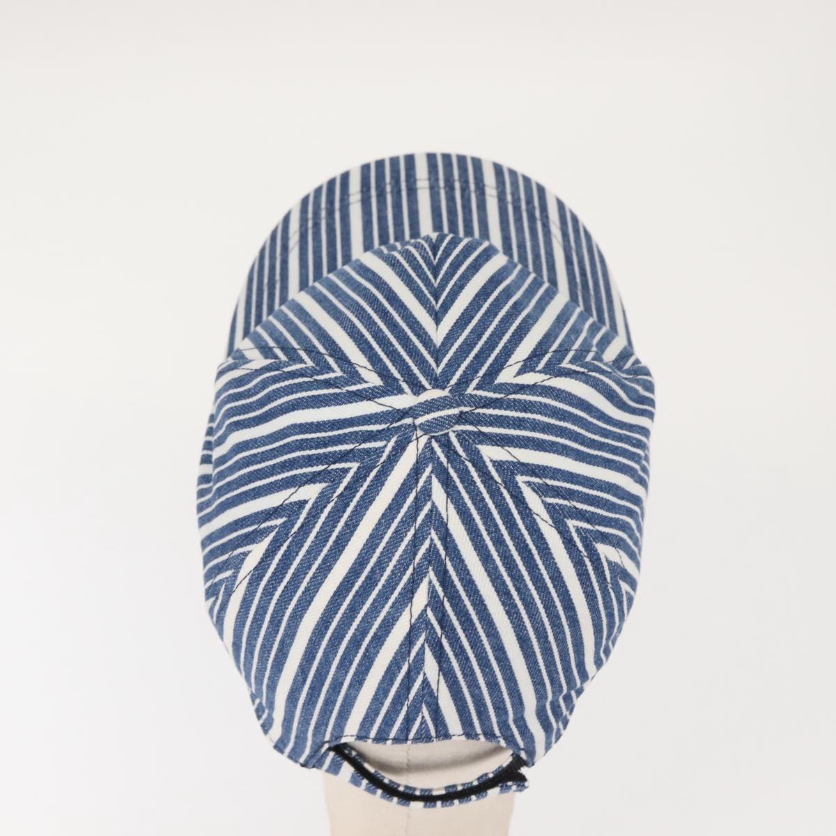 Miu Miu Cap Denim M Blue Auth 141183M