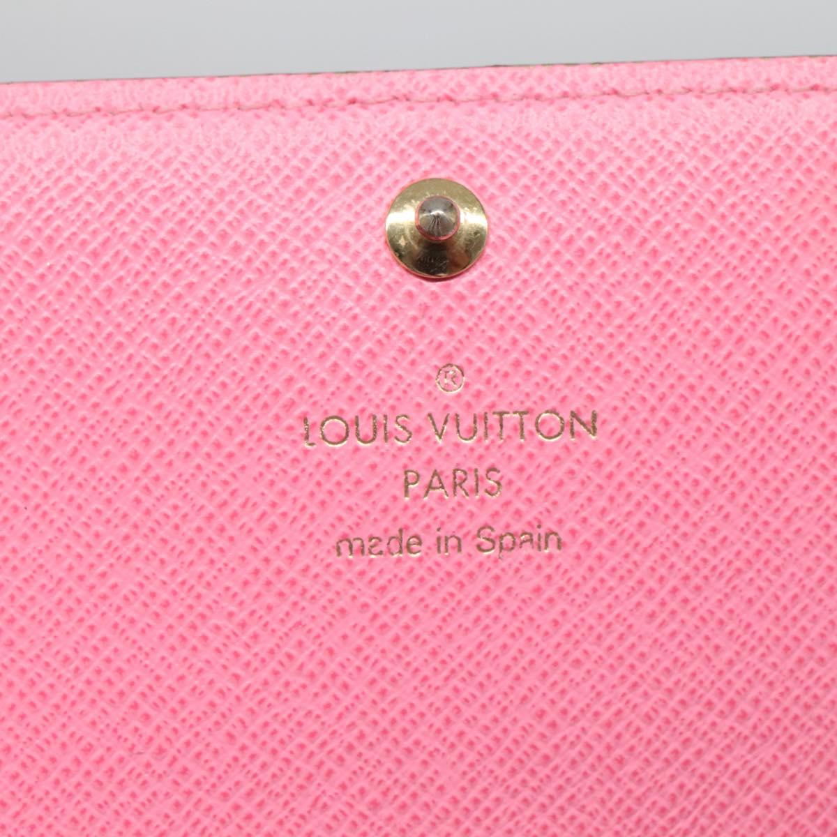 LOUIS VUITTON Monogram Vivienne Portefeuille Sarah Wallet M68491 LV Auth 141194M