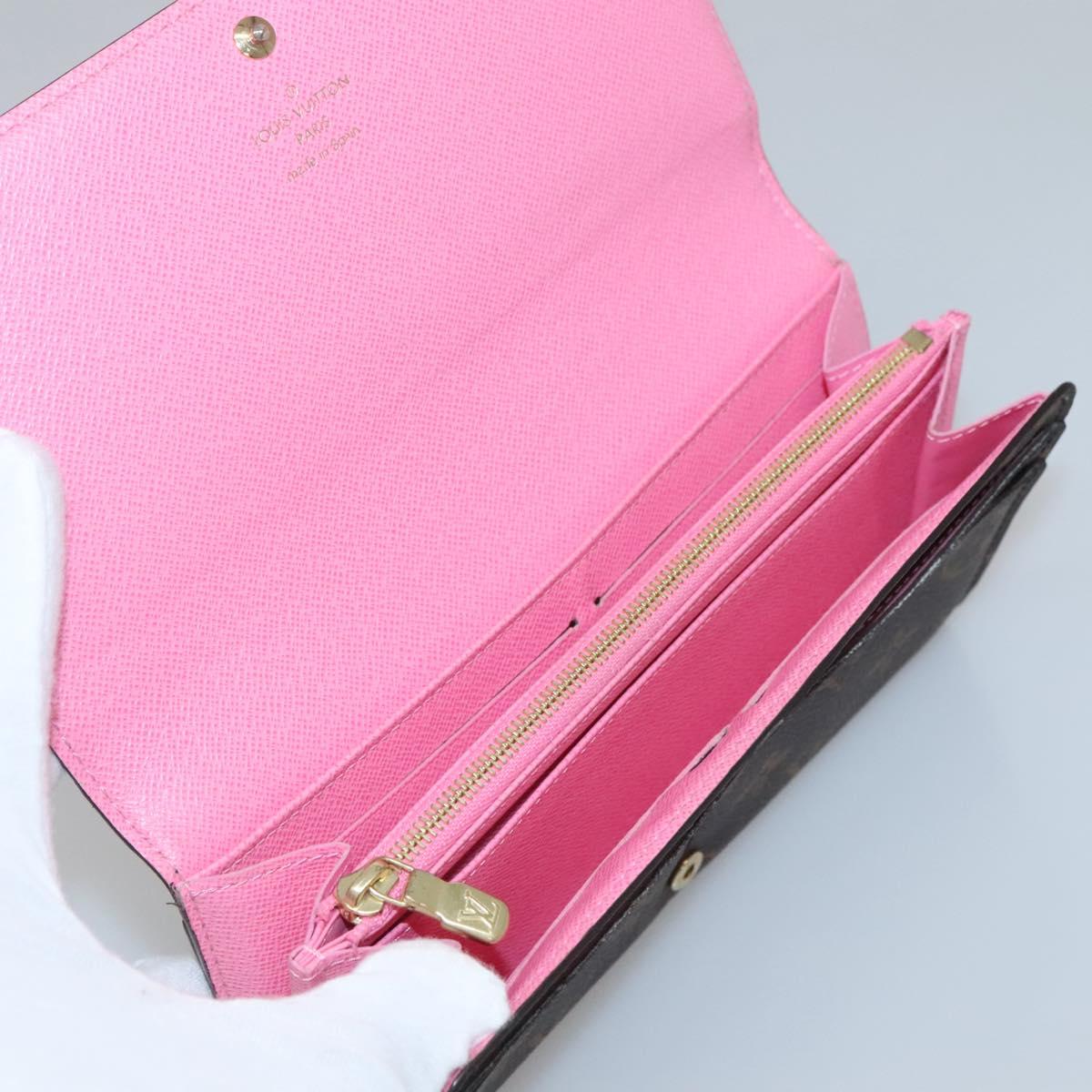 LOUIS VUITTON Monogram Vivienne Portefeuille Sarah Wallet M68491 LV Auth 141194M
