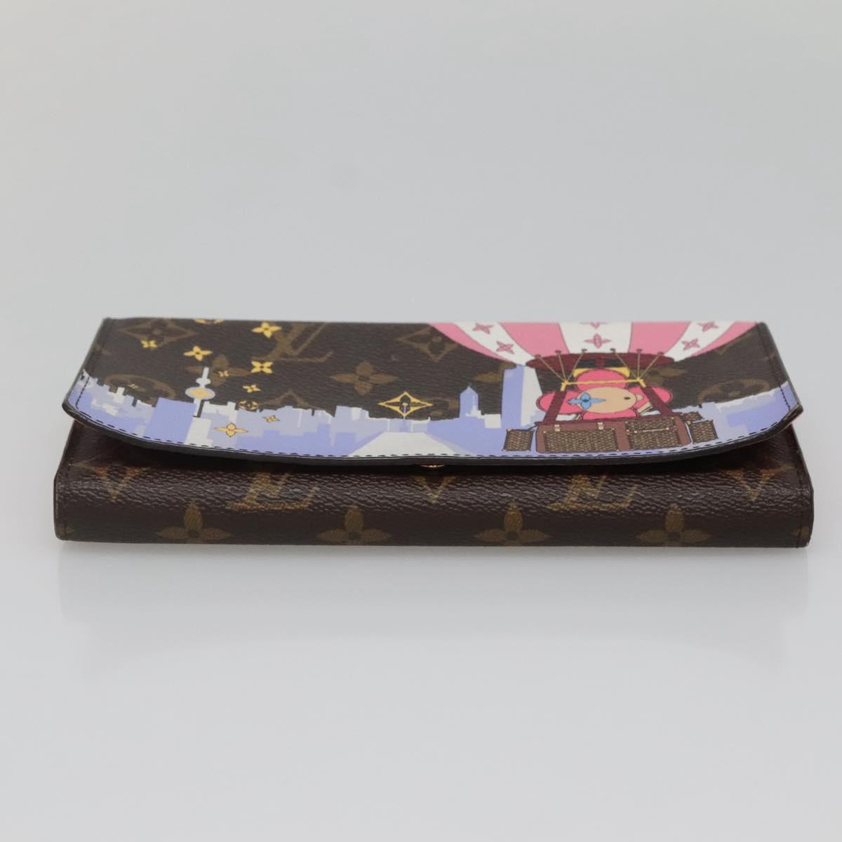 LOUIS VUITTON Monogram Vivienne Portefeuille Sarah Wallet M68491 LV Auth 141194M