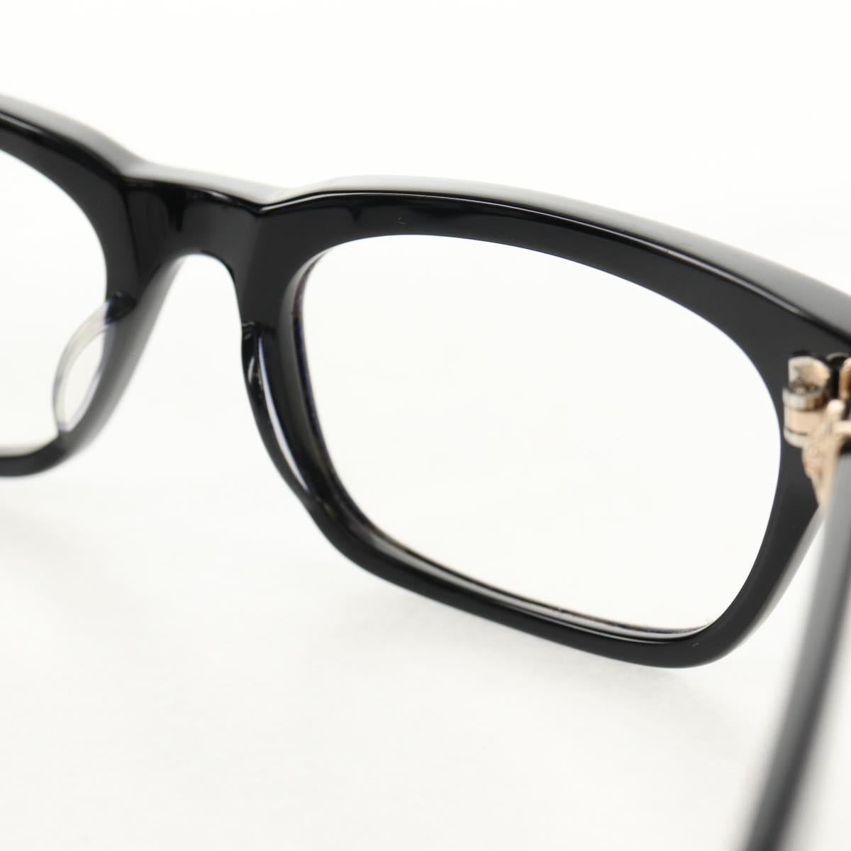 Chrome Hearts GITTIN ANY BS Flare Glasses plastic Black Auth 141196M