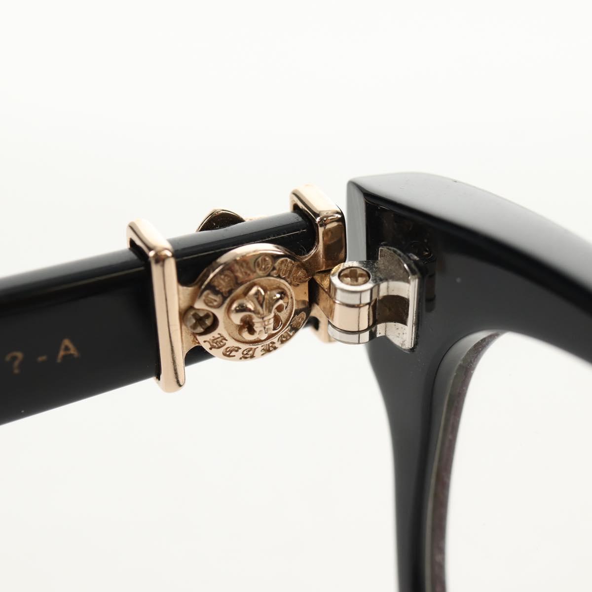 Chrome Hearts GITTIN ANY BS Flare Glasses plastic Black Auth 141196M