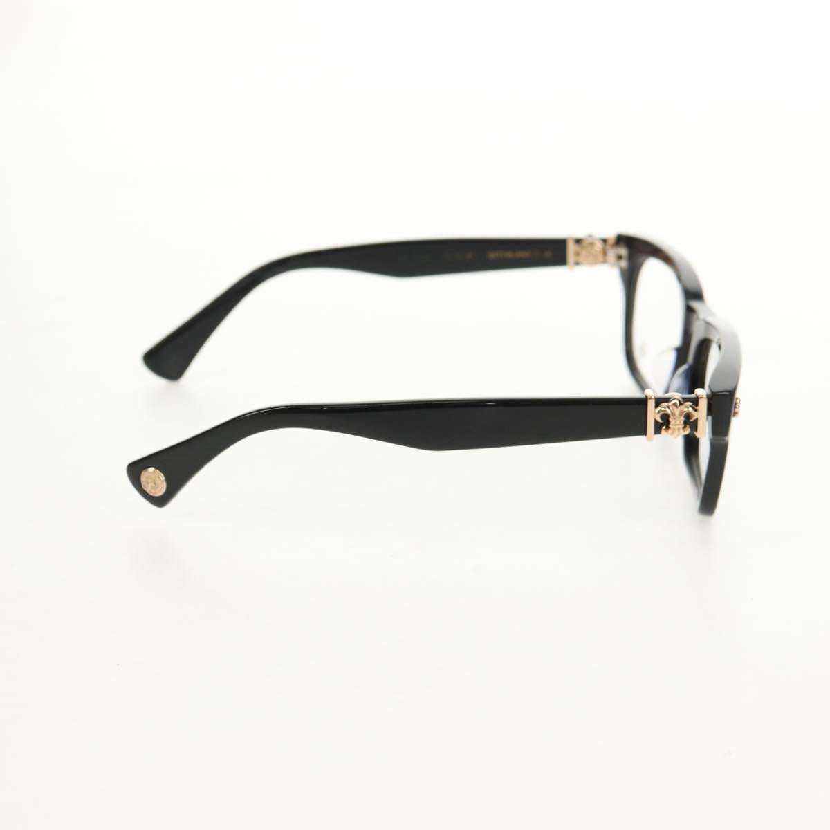 Chrome Hearts GITTIN ANY BS Flare Glasses plastic Black Auth 141196M